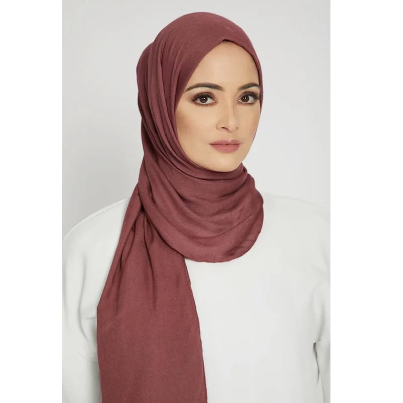 Premium Cotton Jersey Hijab Scarf  Muslim