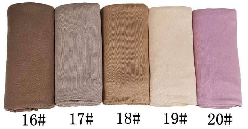 Premium Cotton Jersey Hijab Scarf  Muslim