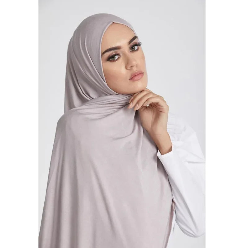 Premium Cotton Jersey Hijab Scarf  Muslim