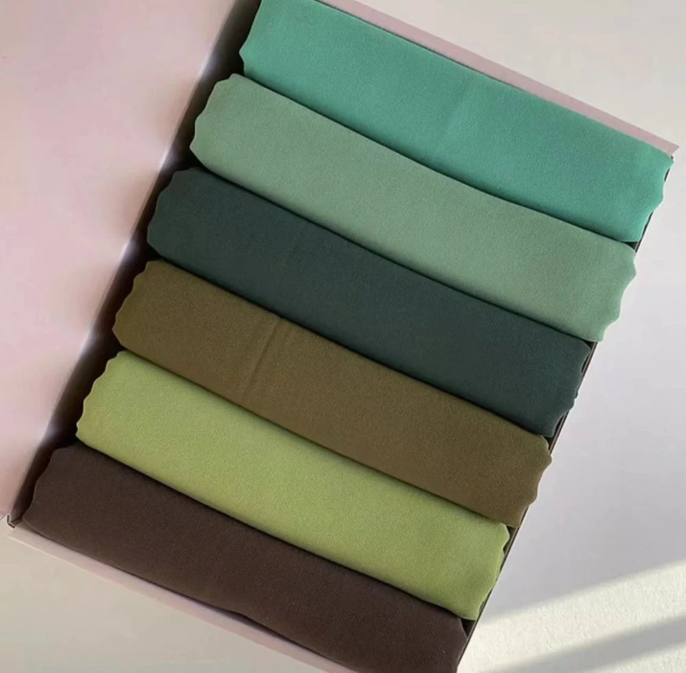Premium 6 pcs Set Aisha Hijabs