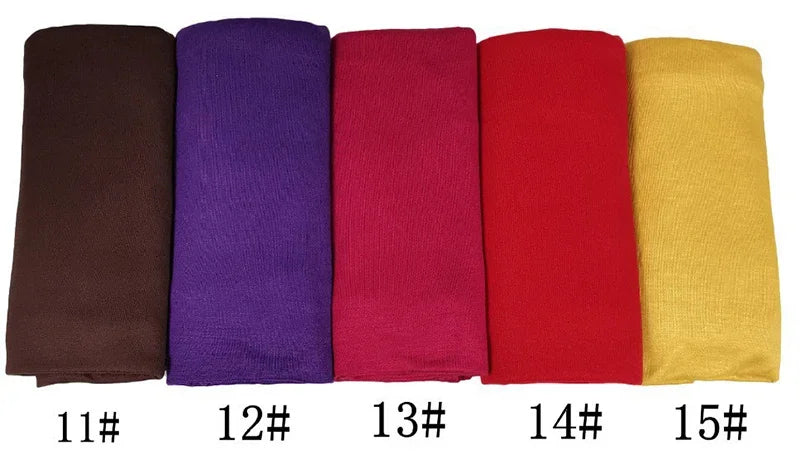 Premium Cotton Jersey Hijab Scarf  Muslim