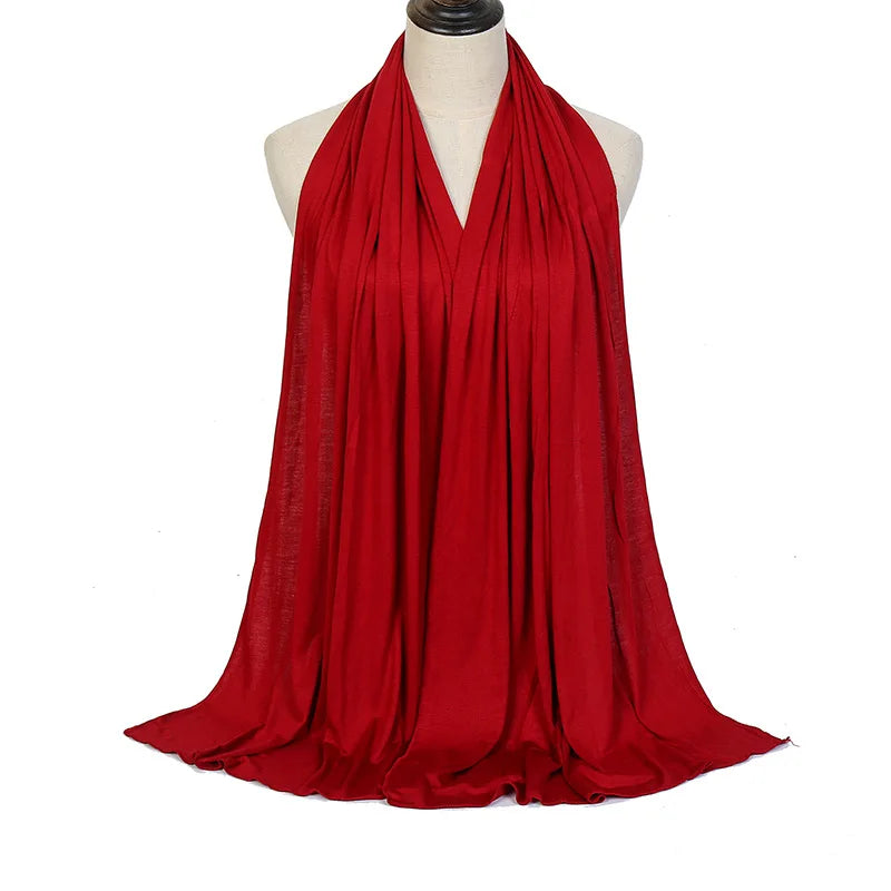 Premium Cotton Jersey Hijab Scarf  Muslim