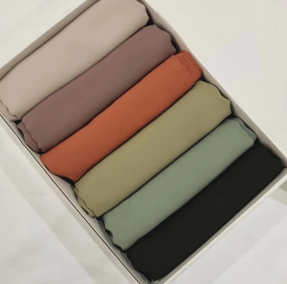 Premium 6 pcs Set Aisha Hijabs