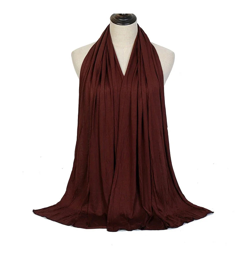 Premium Cotton Jersey Hijab Scarf  Muslim